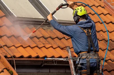 Démoussage et hydrofuge de toiture à Saubion
